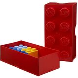 Lego kutija za odlaganje ili užinu, mala (8): crvena | ePonuda.com