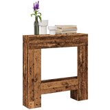 vidaXL Okvir za kamin starinski les 81x18x82 cm inženirski les | Shoptok.si
