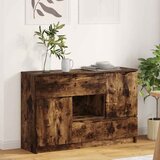 Kreveta Dimljeni hrast 100 x 30 x 65,6 Konstruirano drvo | shoptok.hr