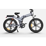 ENGWE X26 26-palčne zložljive debele pnevmatike, električno kolo, 1000 w motor, 48 v, 19,2 ah & 10 ah, dvojna baterija, 25 km/h, trojno vzmetenje - siva, (21337279) Cene