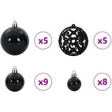  Umjetna preddekorirana božićna jelka srebrna 120 cm PET | Shoptok.si