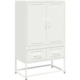 Furnova Visoka omara bela 68x39x111,5 cm jeklo, (21955066) | Shoptok.si