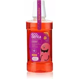 Ecodenta Super+Natural Oral Care Strawberry ustna voda z okusom jagode 250 ml za otroke