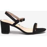Resti Black sandals on a post, Usopi - Footwear | shoptok.hr