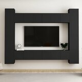  10-dijelni set TV ormarića crni od iverice | shoptok.hr