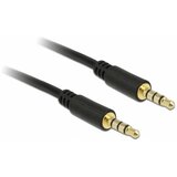 Delock Kabel AVDIO 3,5M-3,5M 4pin 1m črn 83435 | Shoptok.si
