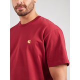 Carhartt WIP Majica 'Chase' kari / rubin rdeča | Shoptok.si