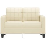  Dvosjed od tkanine krem 120 cm od umjetne kože | shoptok.hr