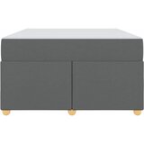  Krevetna konstrukcija Tamno siva 120 x 190 cm tkanina | shoptok.hr