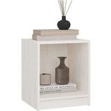 vidaXL Nočna omarica 2 kosa bela 35,5x33,5x41,5 cm trdna borovina | Shoptok.si