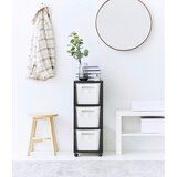 Rotho BRISEN komoda 3&#215;16 L – antracit/bijela | shoptok.hr