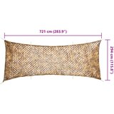  Kamuflažna mreža s torbom za pohranu 721 x 294 m boja pijeska | Eponuda.com