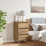 vidaXL Noćni ormarić Artisan hrast 40x35x69 cm izrađeno drvo | shoptok.hr