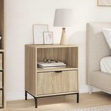 vidaXL Noćni ormarić sonoma hrast 49 x 36 x 61 cm Konstruirano drvo Cijene