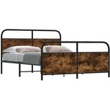  Metalni okvir kreveta bez madraca boja hrasta 150 x 200 cm | shoptok.hr