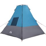 Tipi šator s krovom s pohranom Plava 383 x 338 x 217 cm taft | shoptok.hr