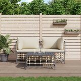 Maison Chic Seti vrtnega pohištva - Vrtna garnitura 3-delna z blazinami antracit poli ratan, (21797343) | Shoptok.si