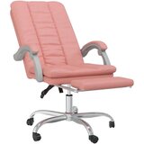  Pisarniški stol roza umetno usnje, (21135108) | Shoptok.si