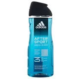 Adidas After Sport Shower Gel 3-In-1 osvežilen gel za prhanje 400 ml za moške