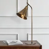 Opviq Namizna svetilka v bronasti barvi s kovinskim senčnikom (višina 50 cm) Sivani –