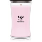 WoodWick Cherry Blossom & Vanilla dišeča sveča z lesenim stenjem 610 g Cene