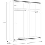 home24 Omara Z Drsnimi Vrati Leader, Bela | Shoptok.si