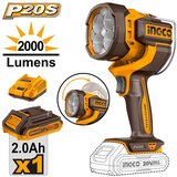 Ingco akumulatorska radna lampa CWLI20881 20V 1x2,0Ah SUPER Cene