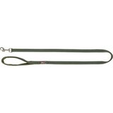 Trixie povodec za pse Premium M-L 1 m/20 mm olivno zelena | Shoptok.si