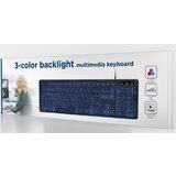Gembird KB-UML3-02 keyboard Home/Office USB QWERTY US English Black Cijene