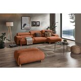Lomoco KOTNA SEDEŽNA GARNITURA, velur terakota | Shoptok.si
