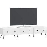 TV ormar s ladicama Bijela visokog sjaja 147 x 34,5 x 30 cm | shoptok.hr