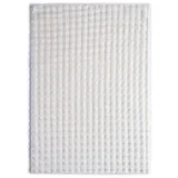 Slonokoščena pralna preproga 80x150 cm Bubble Emarald –
