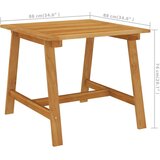  Jedilna garnitura 3-delna črna | Shoptok.si