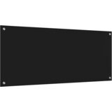  Kuhinjski zid 2 pcs Crna 120 x 50 cm Staklo otporno na udarce | shoptok.hr