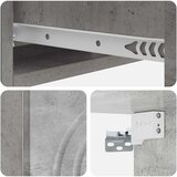 Stolna montirana na zid Betonska siva 59 x 34,5 x 17 cm | Eponuda.ba