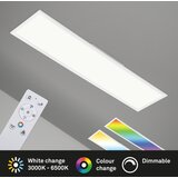 BRILO LED RGBW prigušiva stropna svetiljka SLIM LED/40W/230V + daljinski upravljač | Eponuda.com
