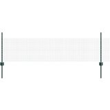  Zavarena žičana ograda s 11 U postova Zelena 0.5x25 m čelik | shoptok.hr