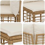  Set vanjskih sofa Prirodna Poliester | shoptok.hr