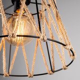 Opviq lights Crna/bež viseća svjetiljka s metalnim sjenilom ø 30 cm Jutini – | shoptok.hr