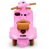  Licencirani motor na akumulator Vespa XW-05 35W – temno roza | Shoptok.si