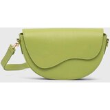 Answear Lab Kožna torba boja: zelena | shoptok.hr