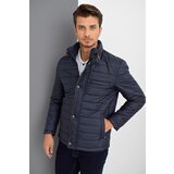 Dewberry M8644 MEN'S COAT-NAVY BLUE | shoptok.hr