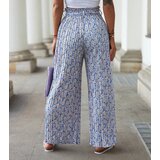 Gemre Blue wide pleated trousers Pietro | shoptok.hr