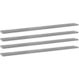 vidaXL Dodatne police za omaro 4 kosi betonsko sive 100x10x1,5 cm | Shoptok.si