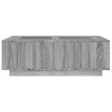  Stolić s beskonačnim LED svjetlima boja hrasta 116x69x40 cm | shoptok.hr