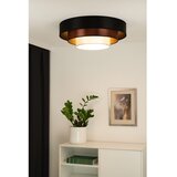  Duolla - LED plafonsko svetlo LUNETA LED/26W/230V pr. 60 cm 4000K crno/bakreno | Eponuda.com
