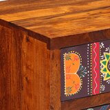 vidaXL Nočna omarica 40x40x60 cm Masivni les Akacija | Shoptok.si