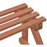 vidaXL Stalak za biljke s 3 razine od cedrovine 48 x 45 x 40 cm | shoptok.hr
