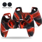 INF protizdrsni silikonski ovitek za krmilnik PS5 black+red, (21644105) | Shoptok.si
