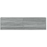 vidaXL Stenska TV omarica z LED lučkami siva sonoma 140x31x38 cm | Shoptok.si